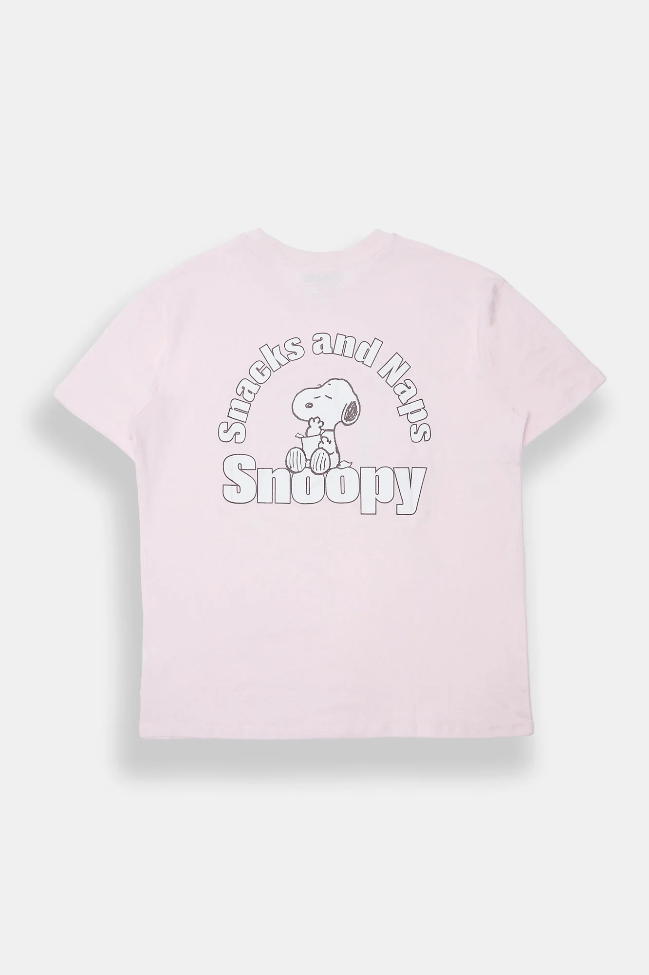 Peanuts Snoopy Snacks & Naps Graphic Boyfriend Tee