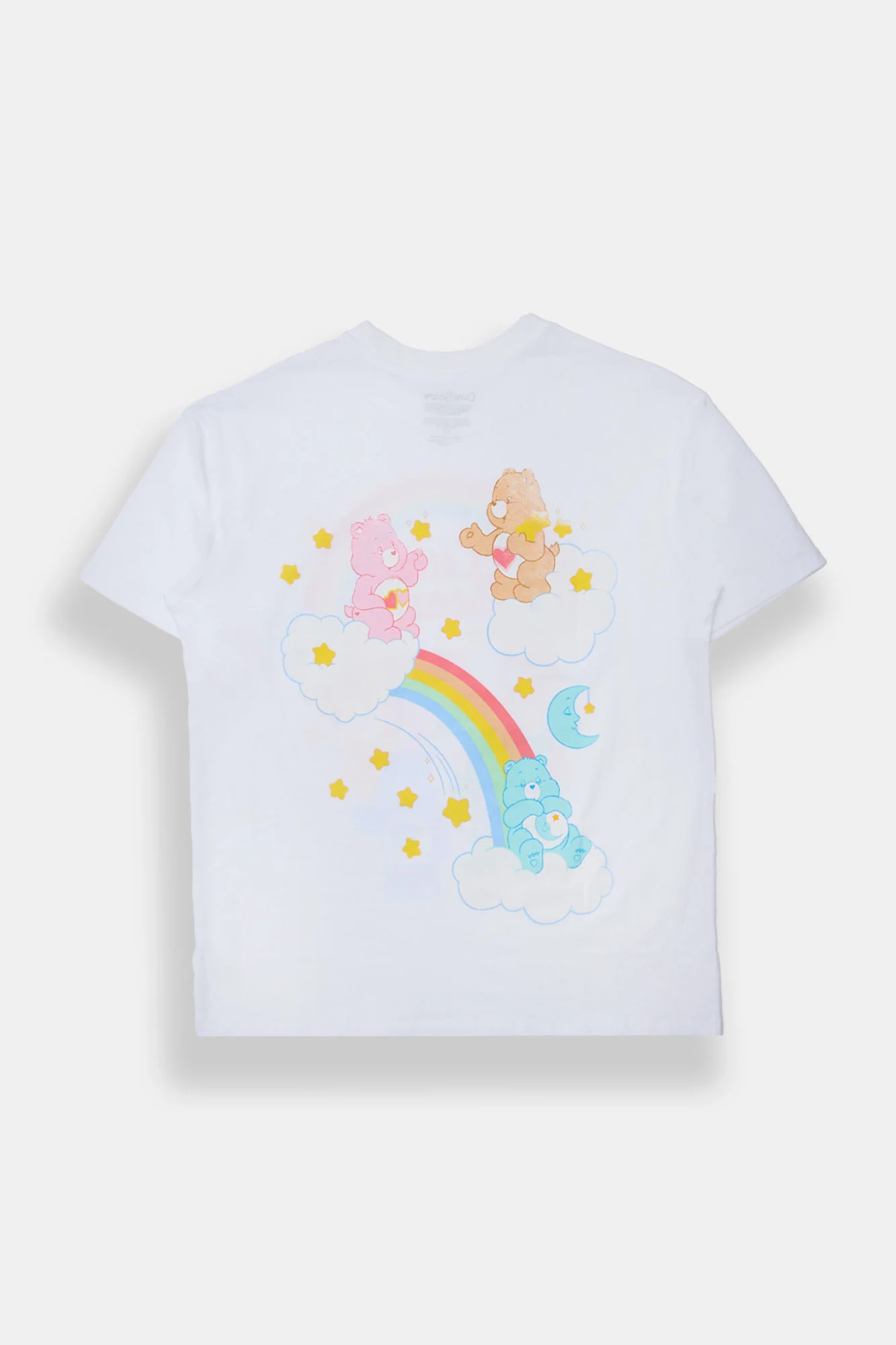 T-shirt coupe boyfriend imprimé arc en ciel Care Bears - Image 2