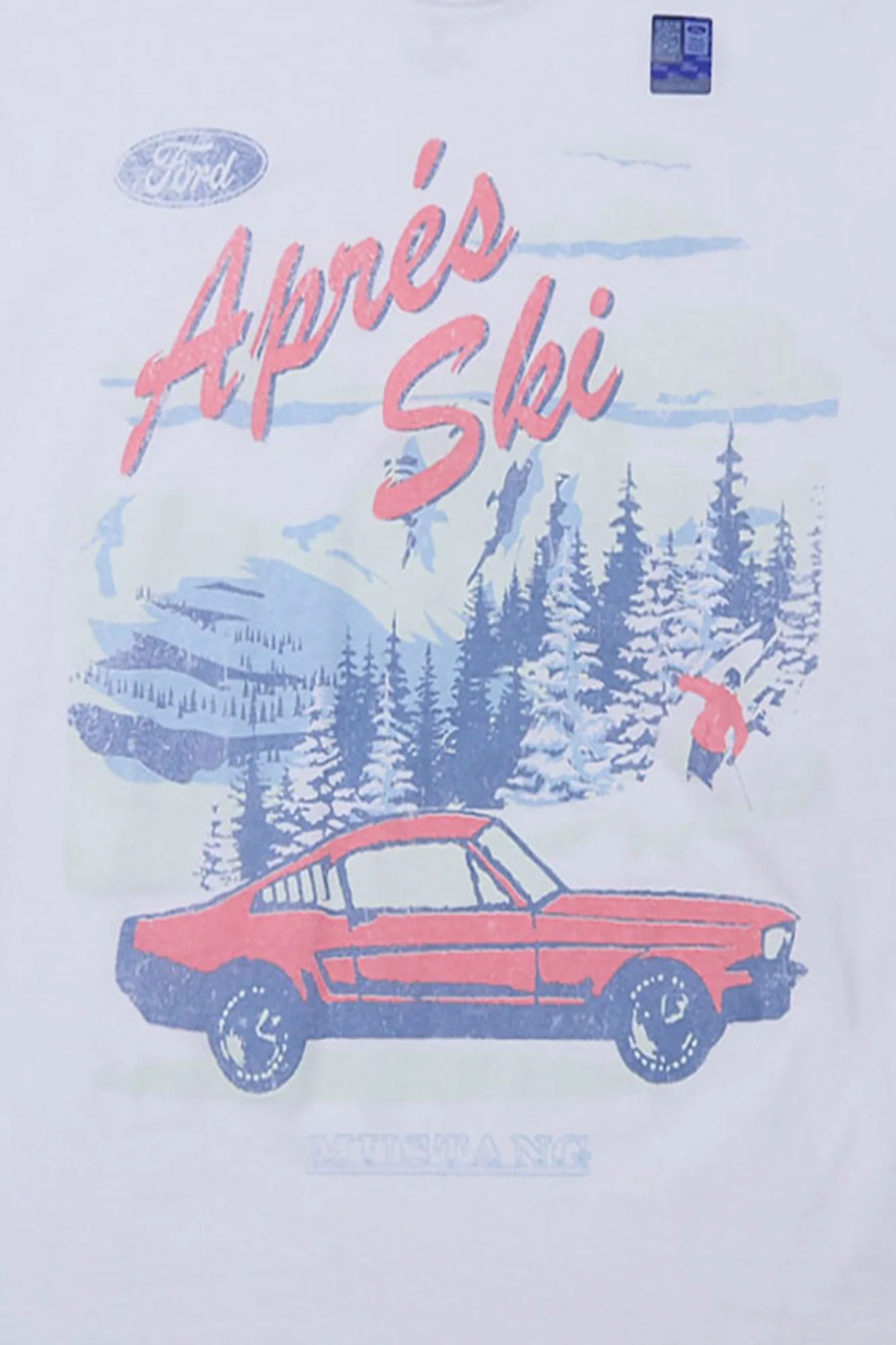 T-shirt boyfriend imprimé Ford Après Ski - Image 2