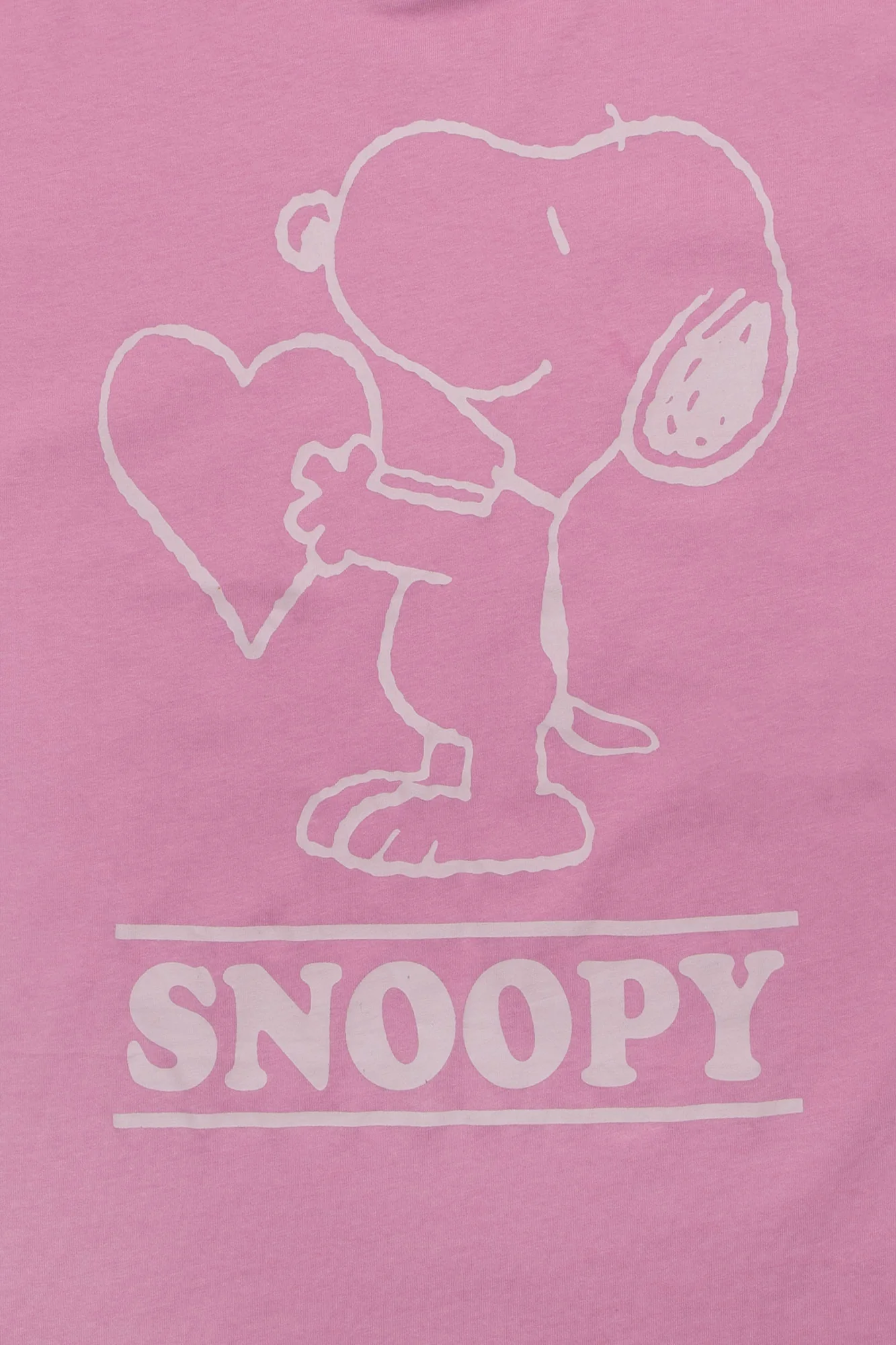Peanuts Snoopy Heart Graphic Boyfriend Tee - Image 2