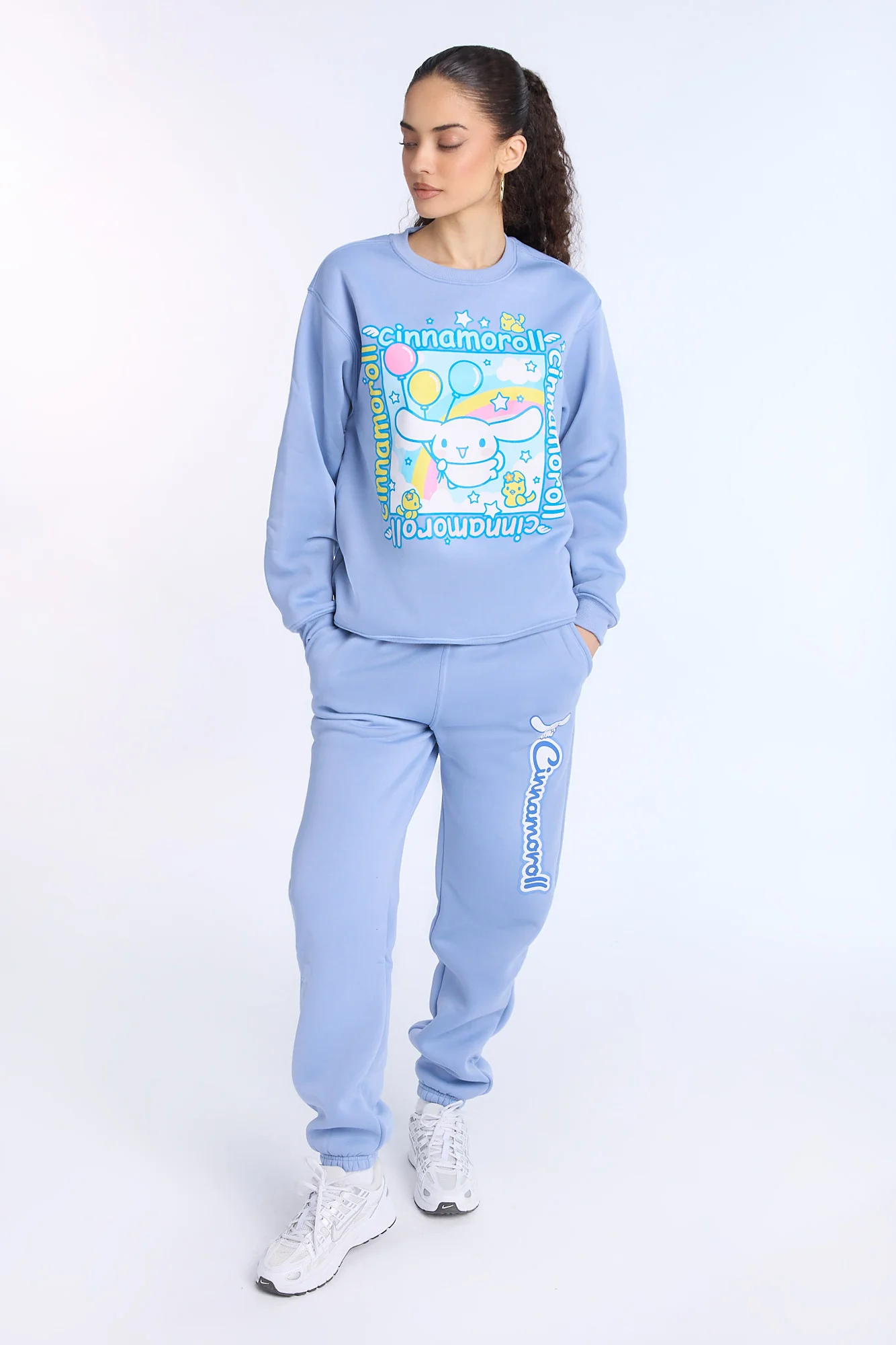 Jogger en molleton imprimé Cinnamoroll - Image 4