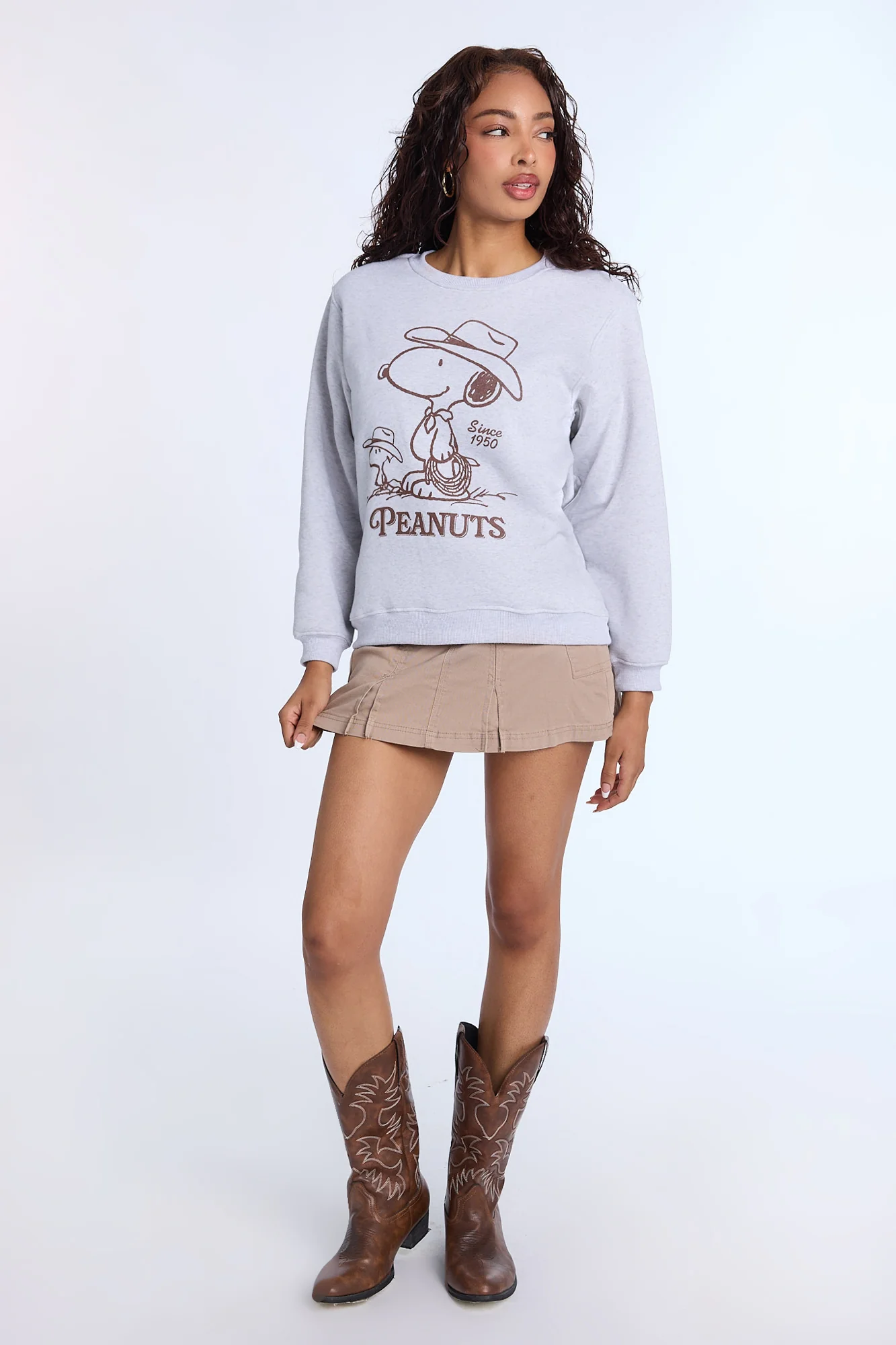 Peanuts Graphic Crewneck Sweatshirt - Image 4