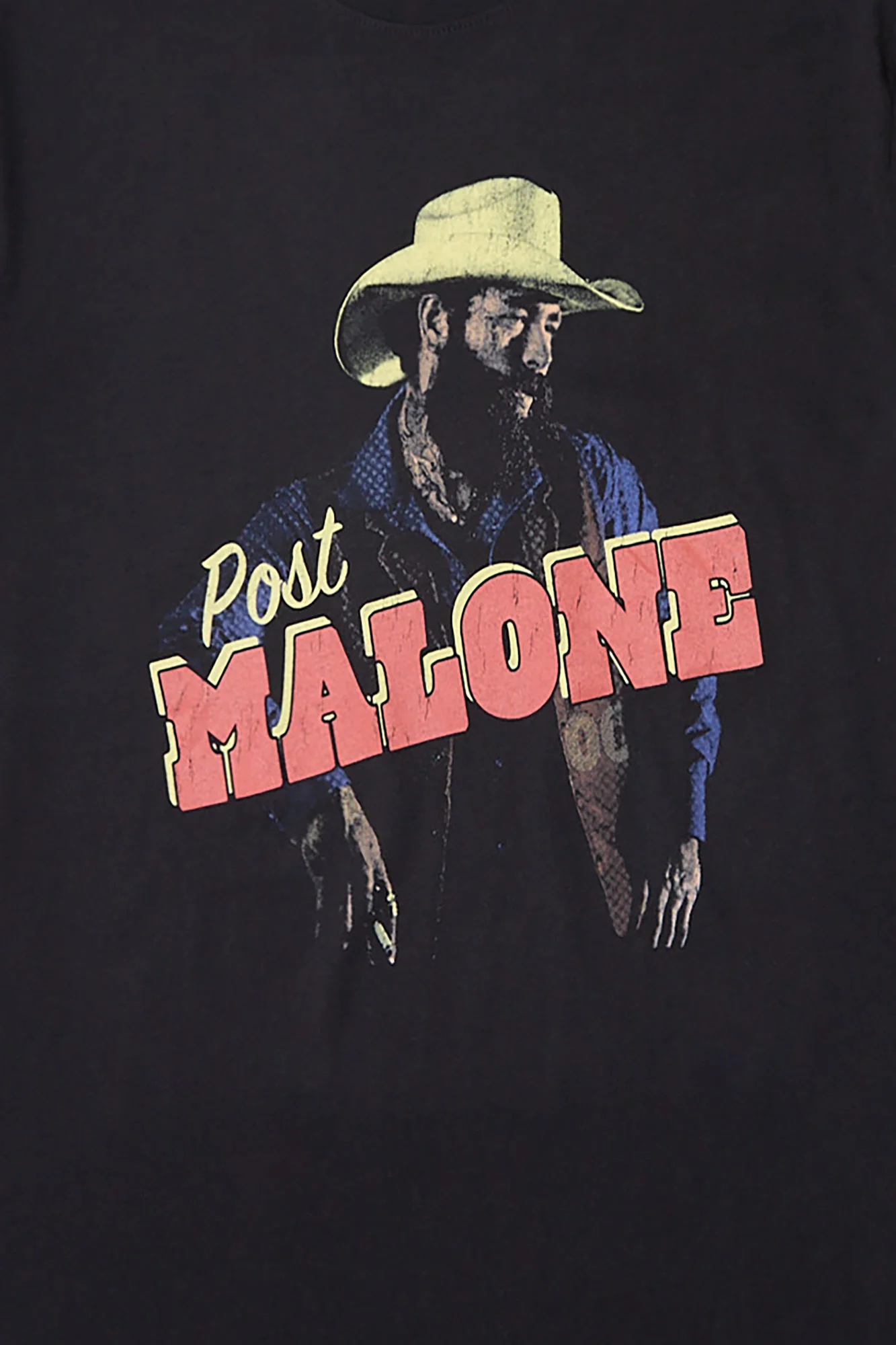 T-shirt coupe boyfriend imprimé Post Malone femme - Image 2