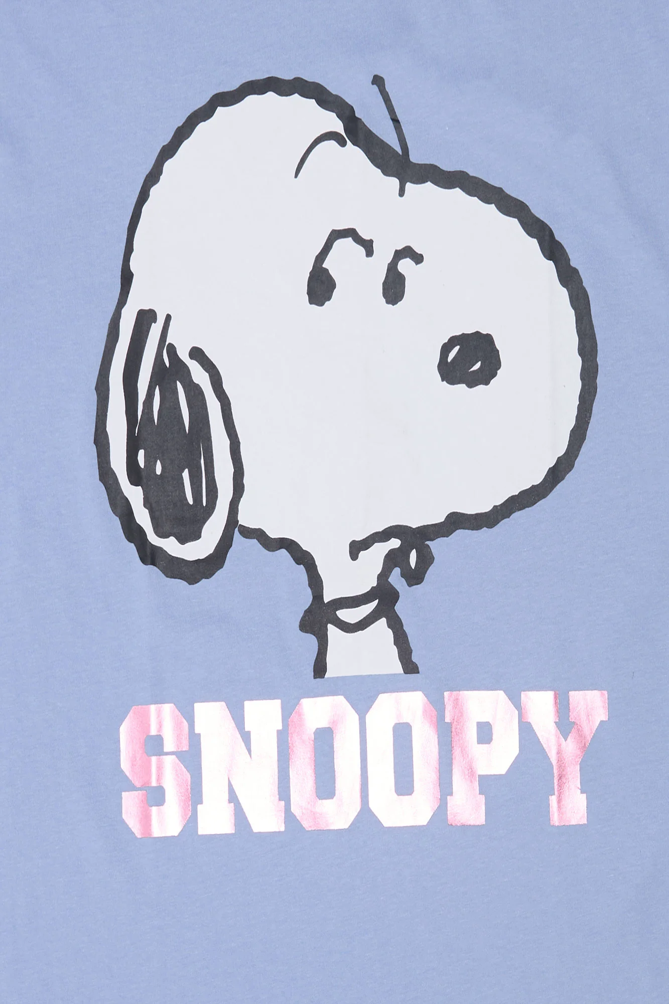 T-shirt coupe boyfriend imprimé Snoopy - Image 2