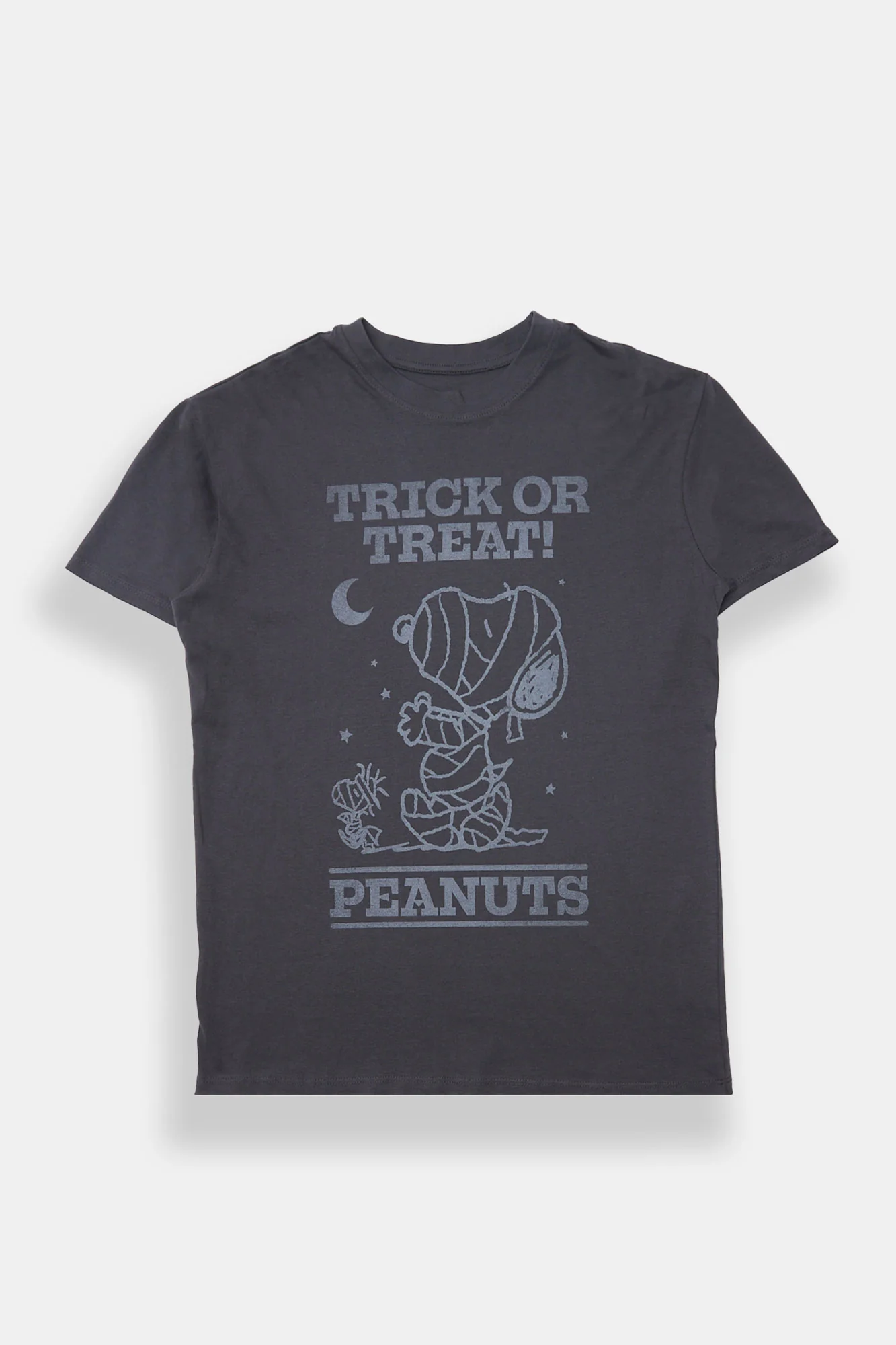 T-shirt coupe boyfriend imprimé Trick Or Treat! Peanuts