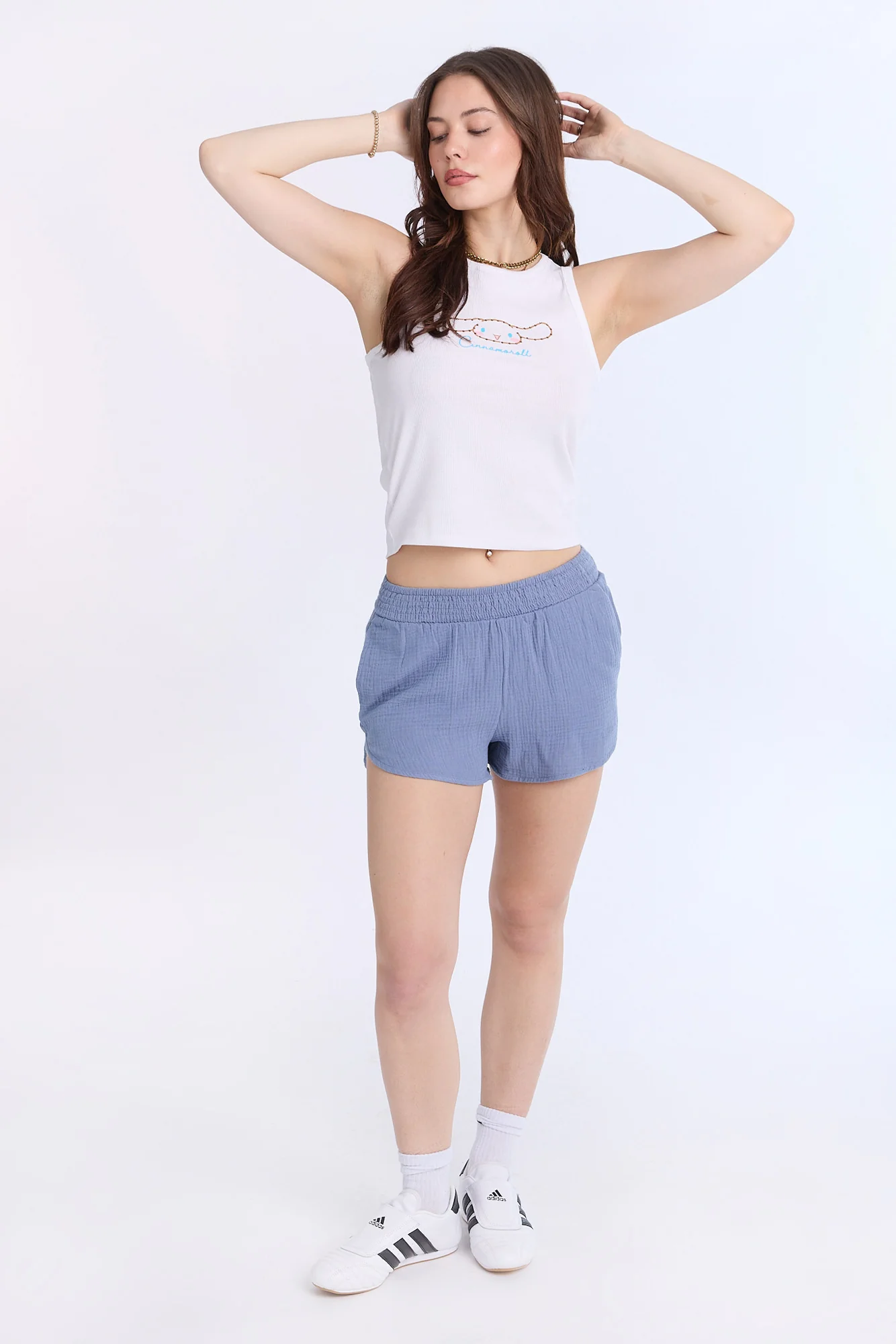 Camisole côtelée à col montant Cinnamoroll - Image 4
