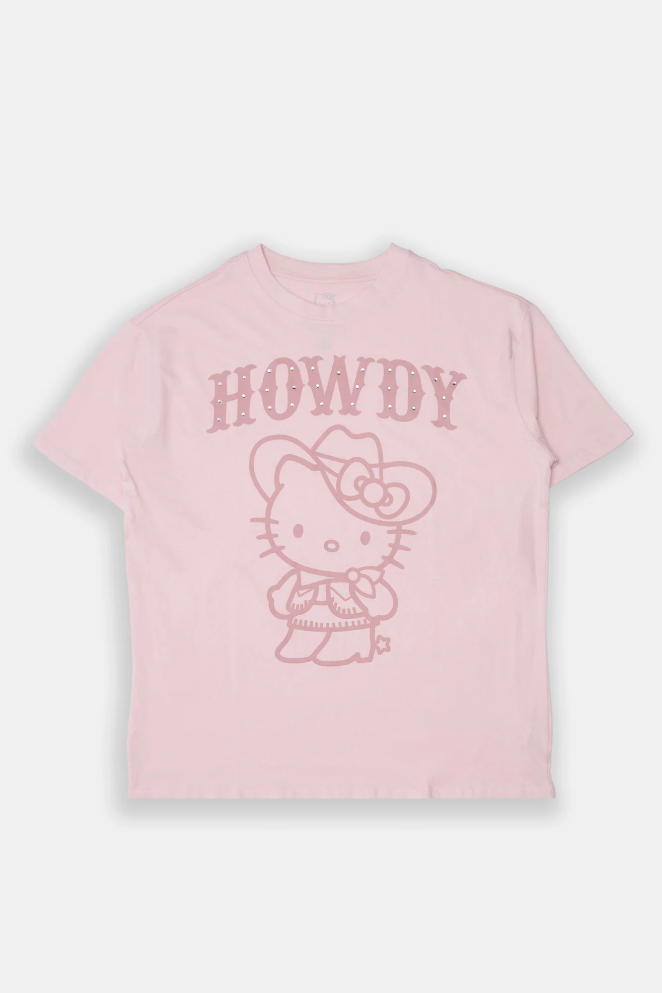 T-shirt coupe boyfriend imprimé howdy Hello Kitty