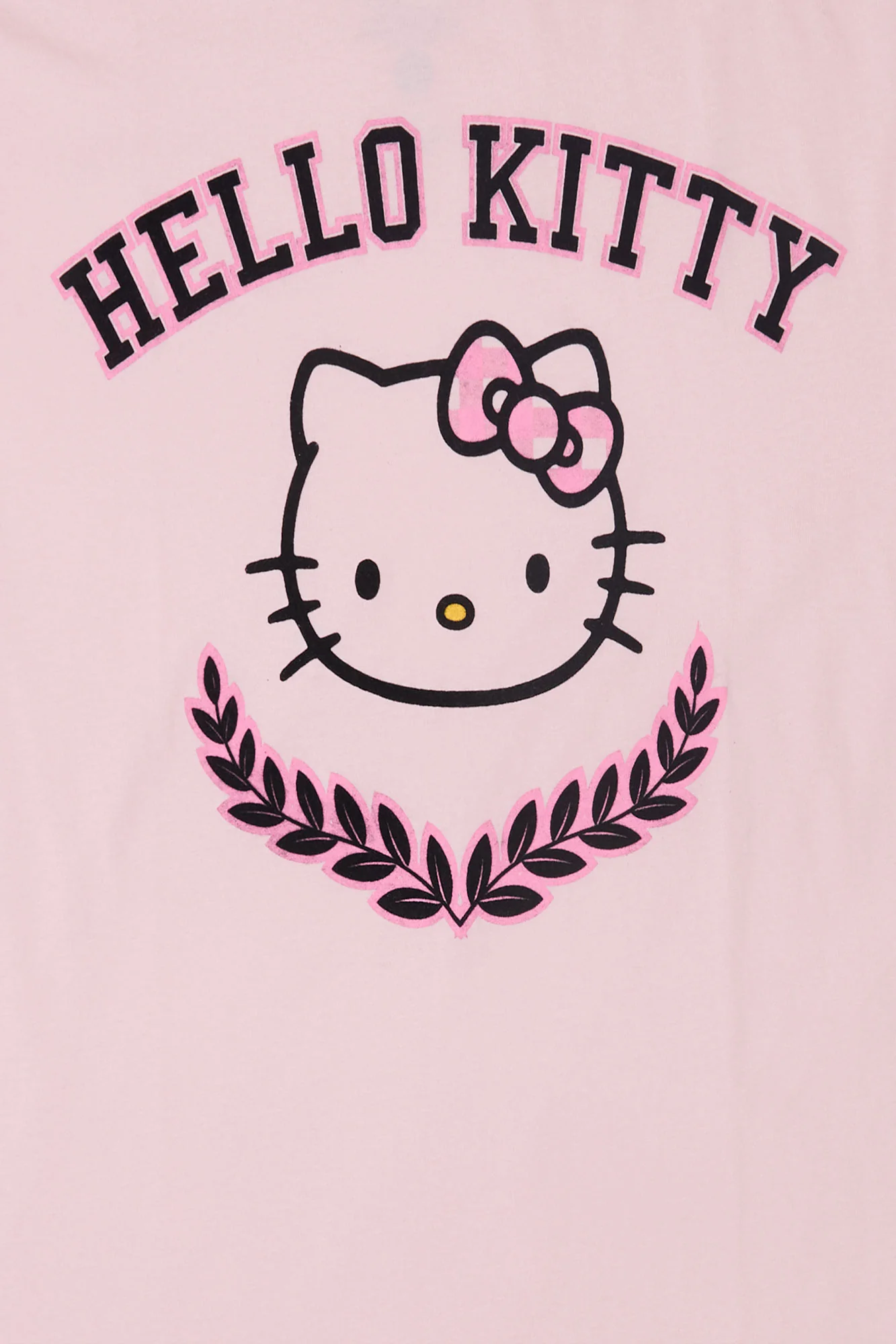 Hello Kitty Crest Graphic Boyfriend Tee - Image 2