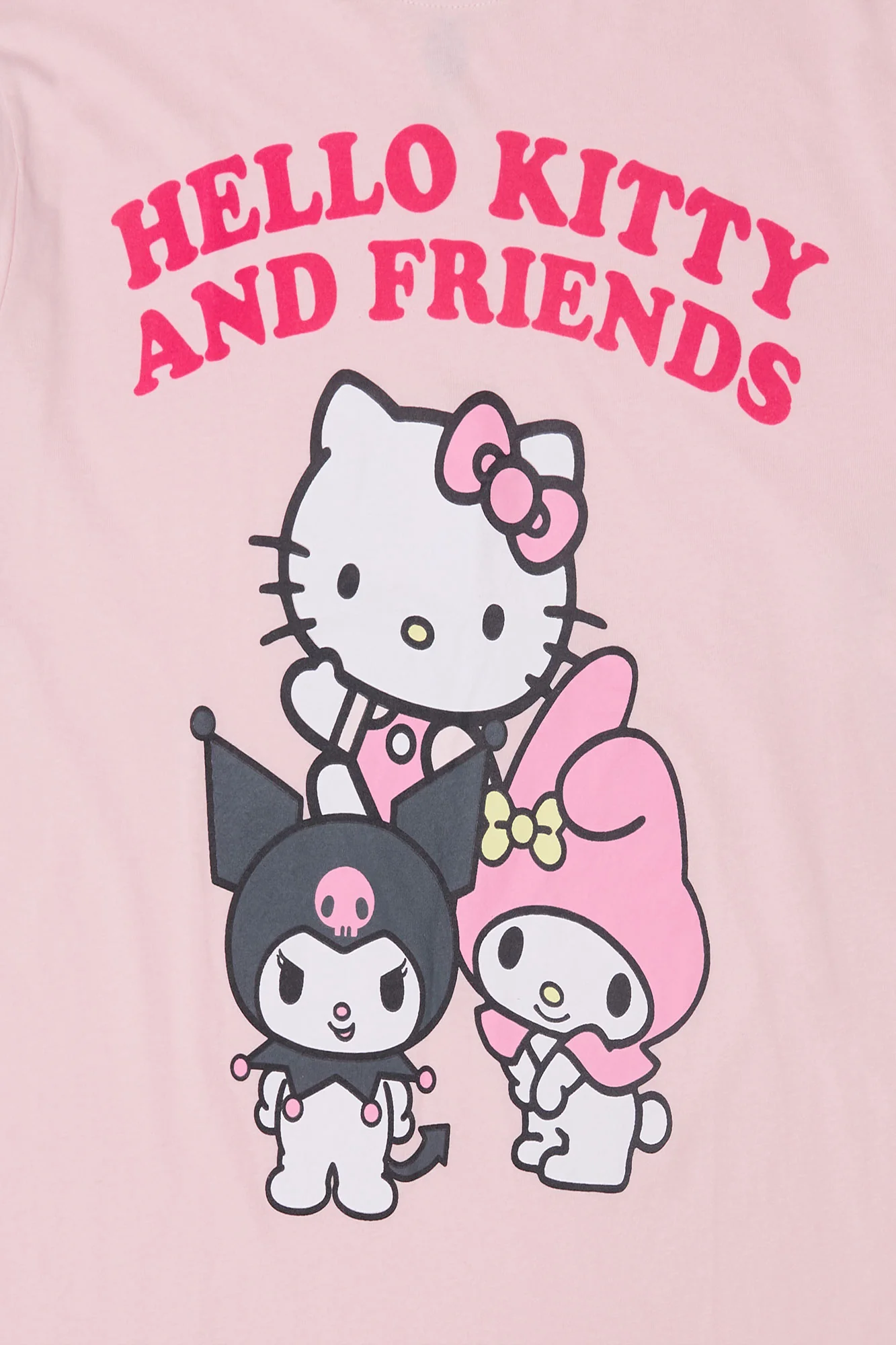 Hello Kitty And Friends Graphic Boyfriend Tee - Image 2