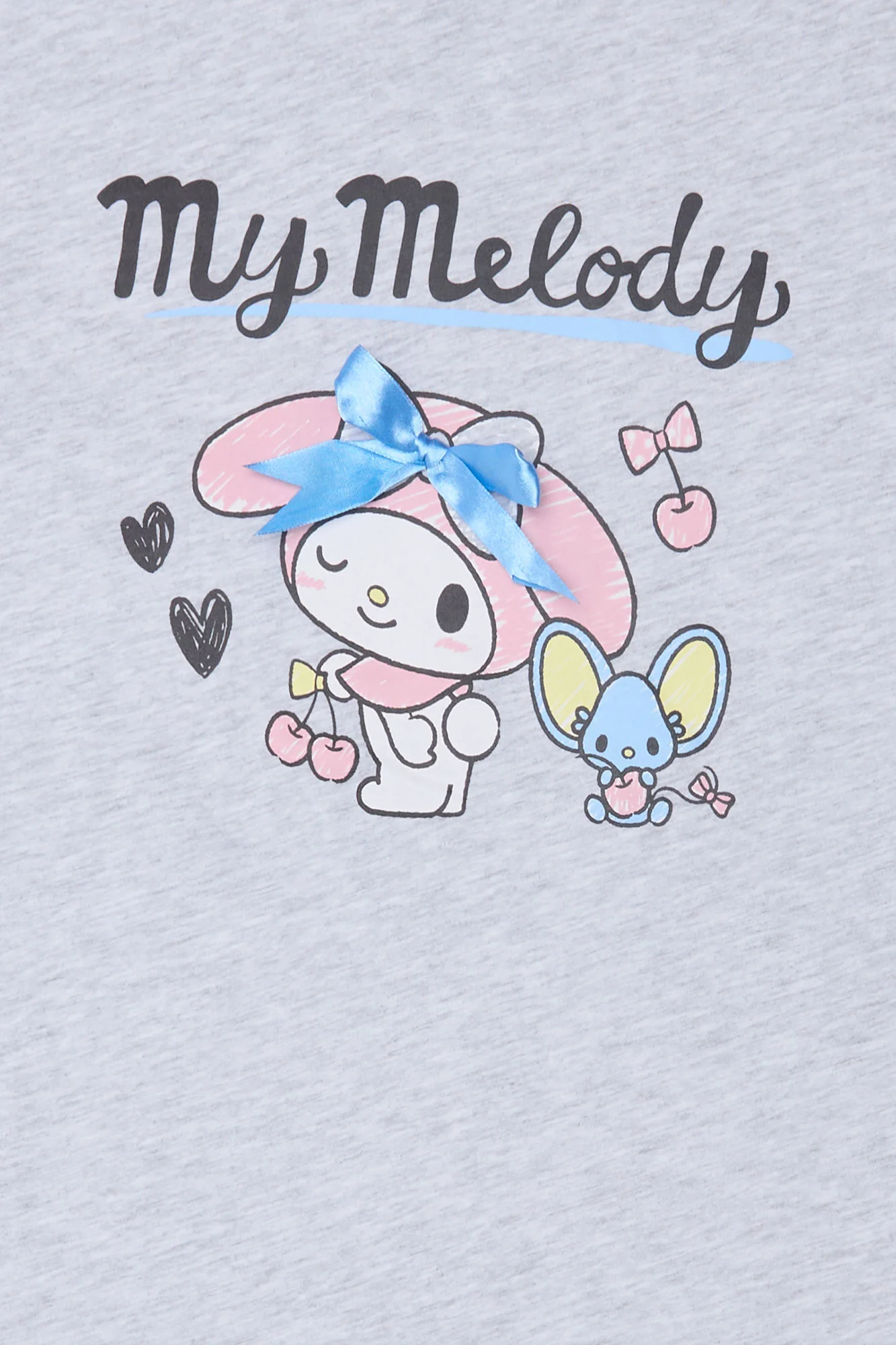 Hello Kitty My Melody Graphic Boyfriend Tee - Image 2